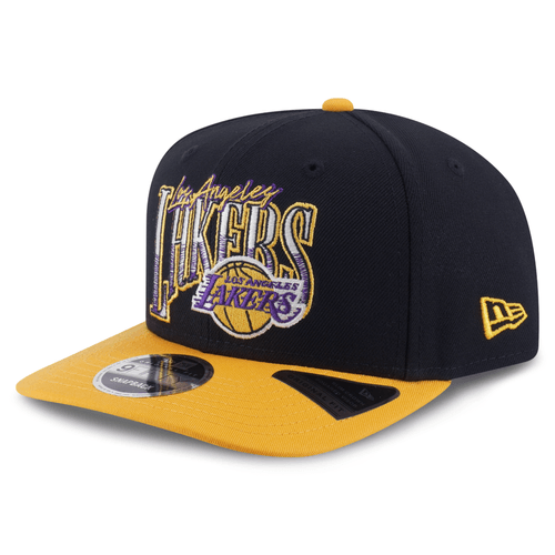 Bone Unissex New Era 9Fifty Snapback LA Lakers PRETO-14700461- -1-